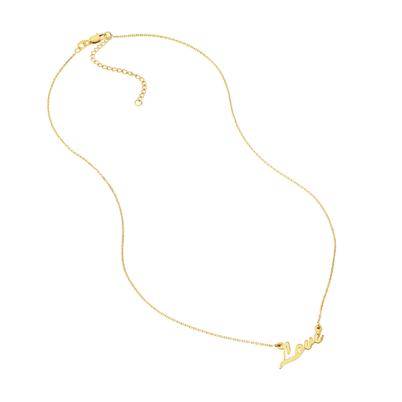14k Gold Love Necklace