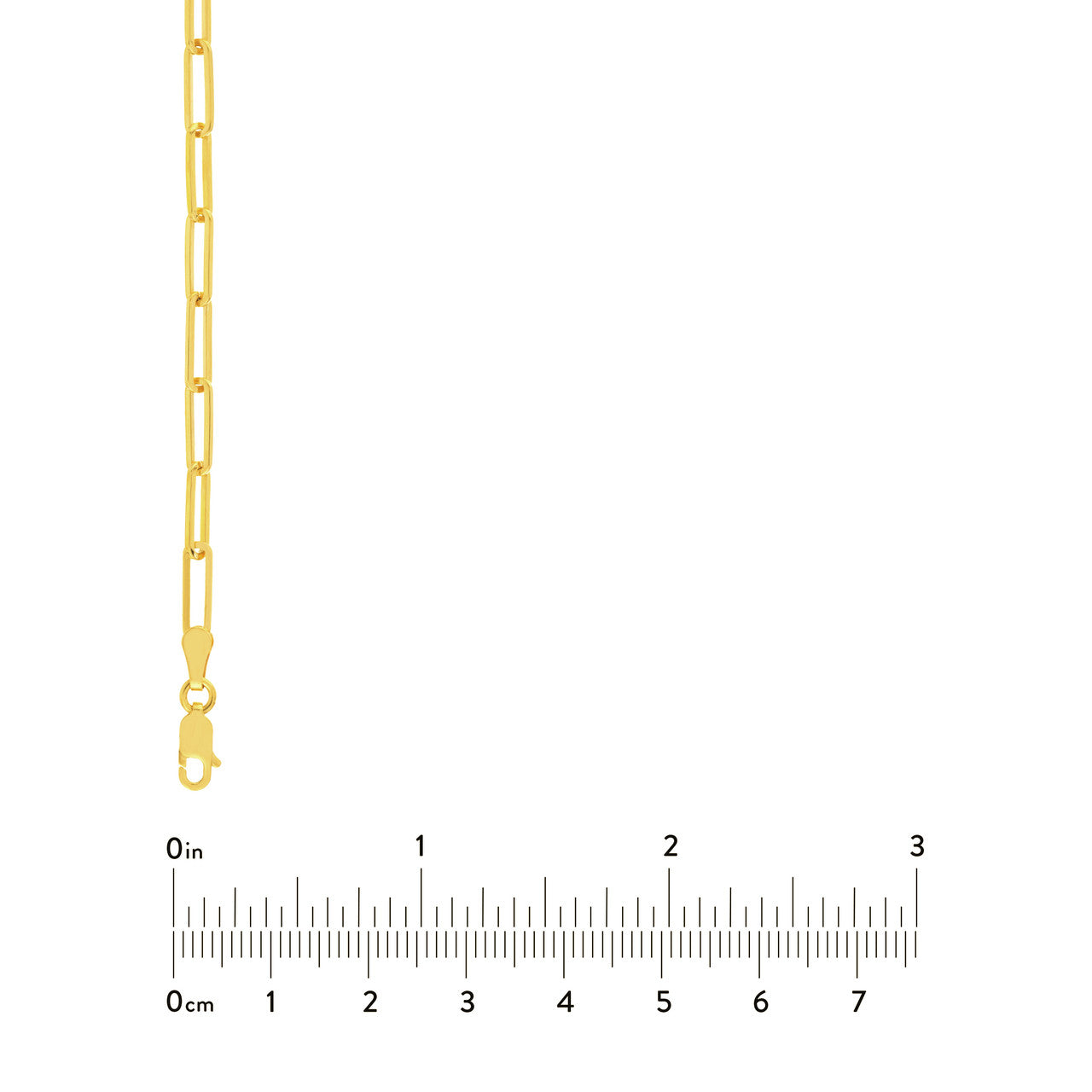 14k Gold Essential Paperclip Necklace