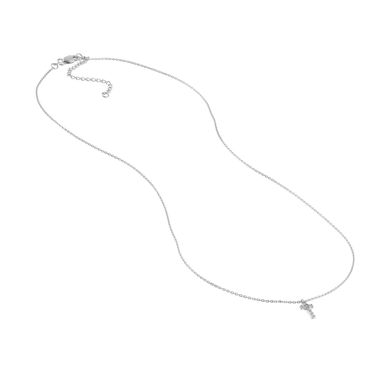 14k Gold Mini Diamond Cross