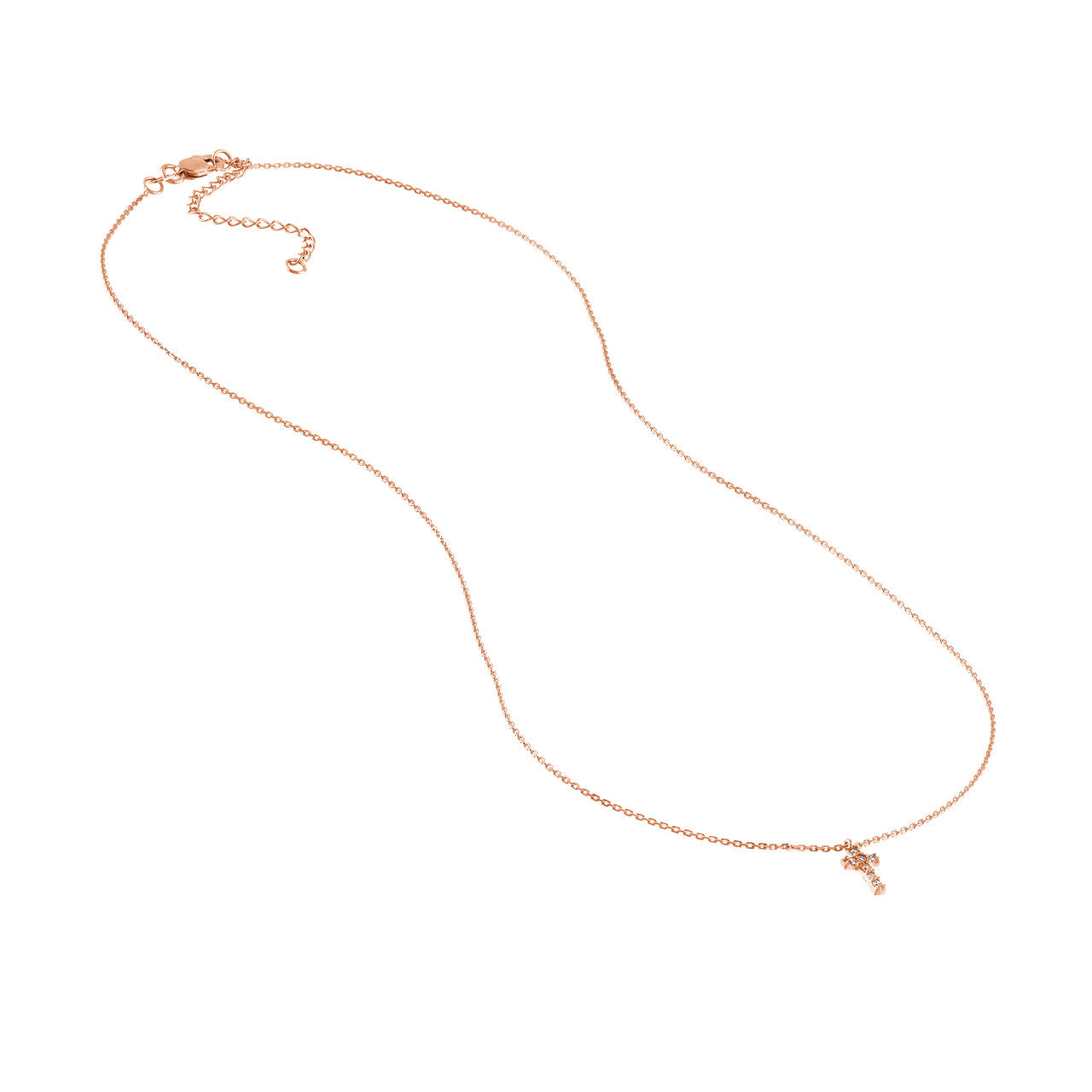 14k Gold Mini Diamond Cross