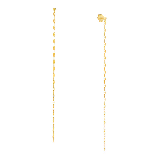 14 Gold Famous Shoulder Duster Earrings