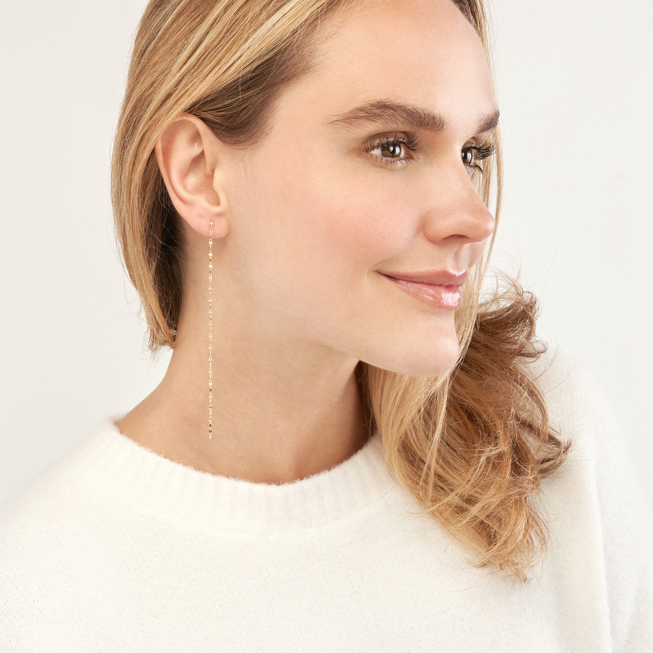 14 Gold Famous Shoulder Duster Earrings