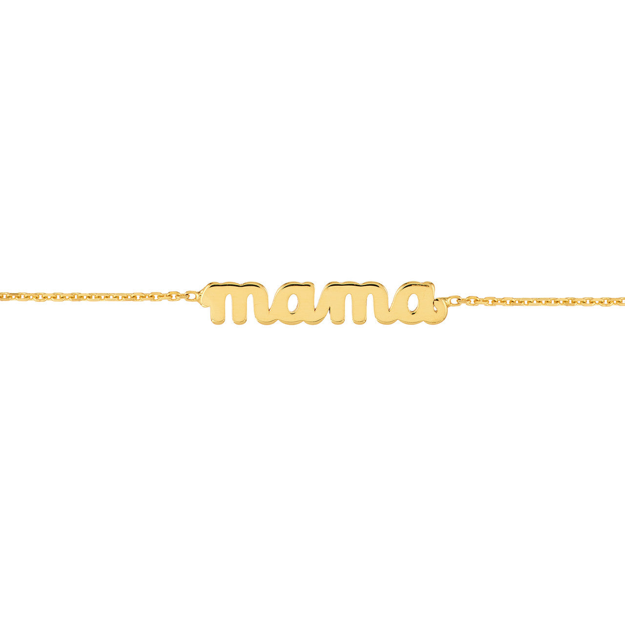 14k Gold Mama Bracelet