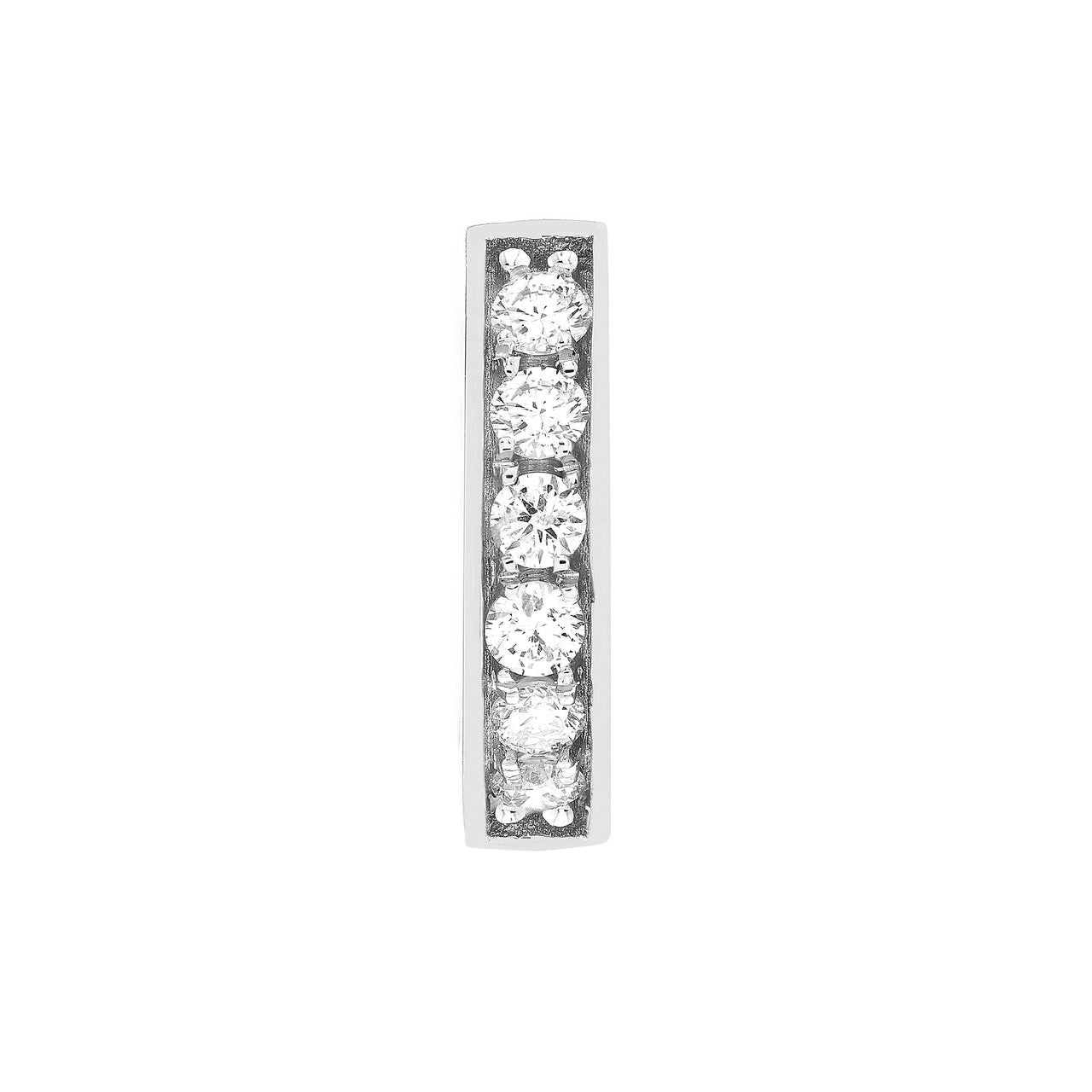 14k Gold .15tw Diamond Huggie Earrings
