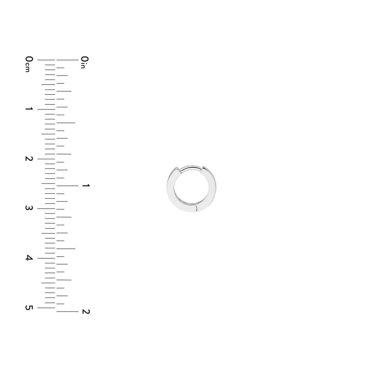 14k Gold .15tw Diamond Huggie Earrings
