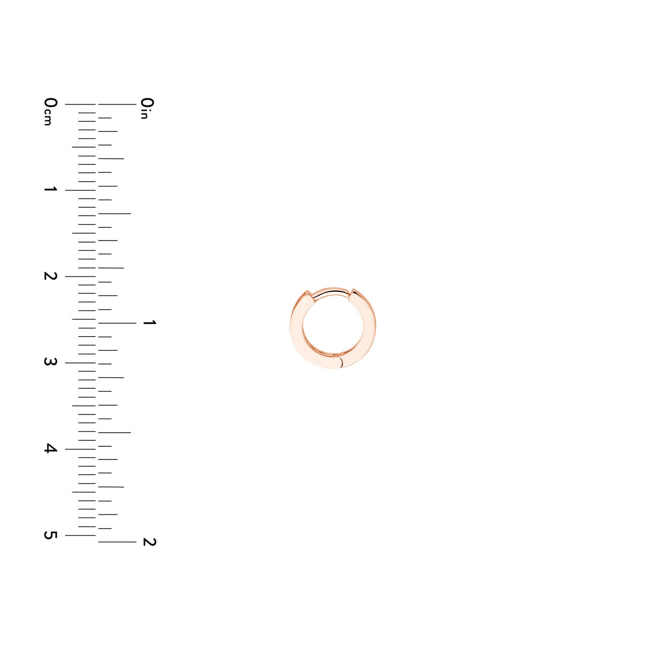 14k Gold .15tw Diamond Huggie Earrings