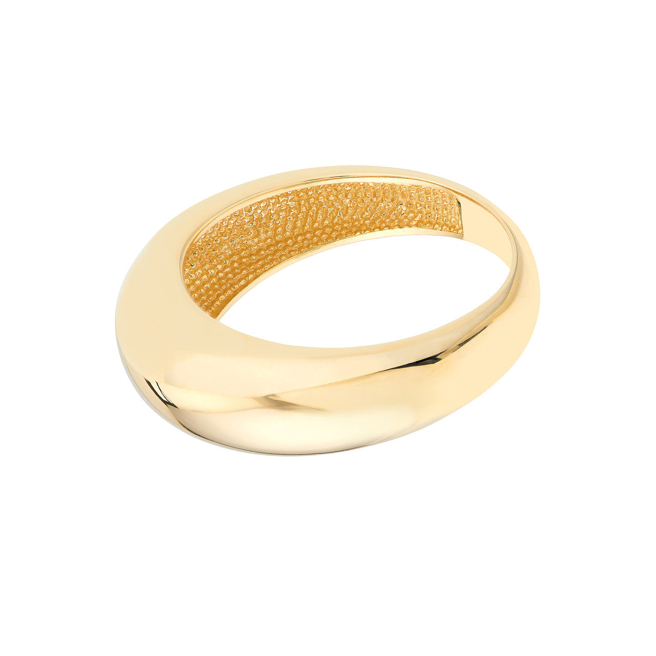 14k Gold Domed Ring