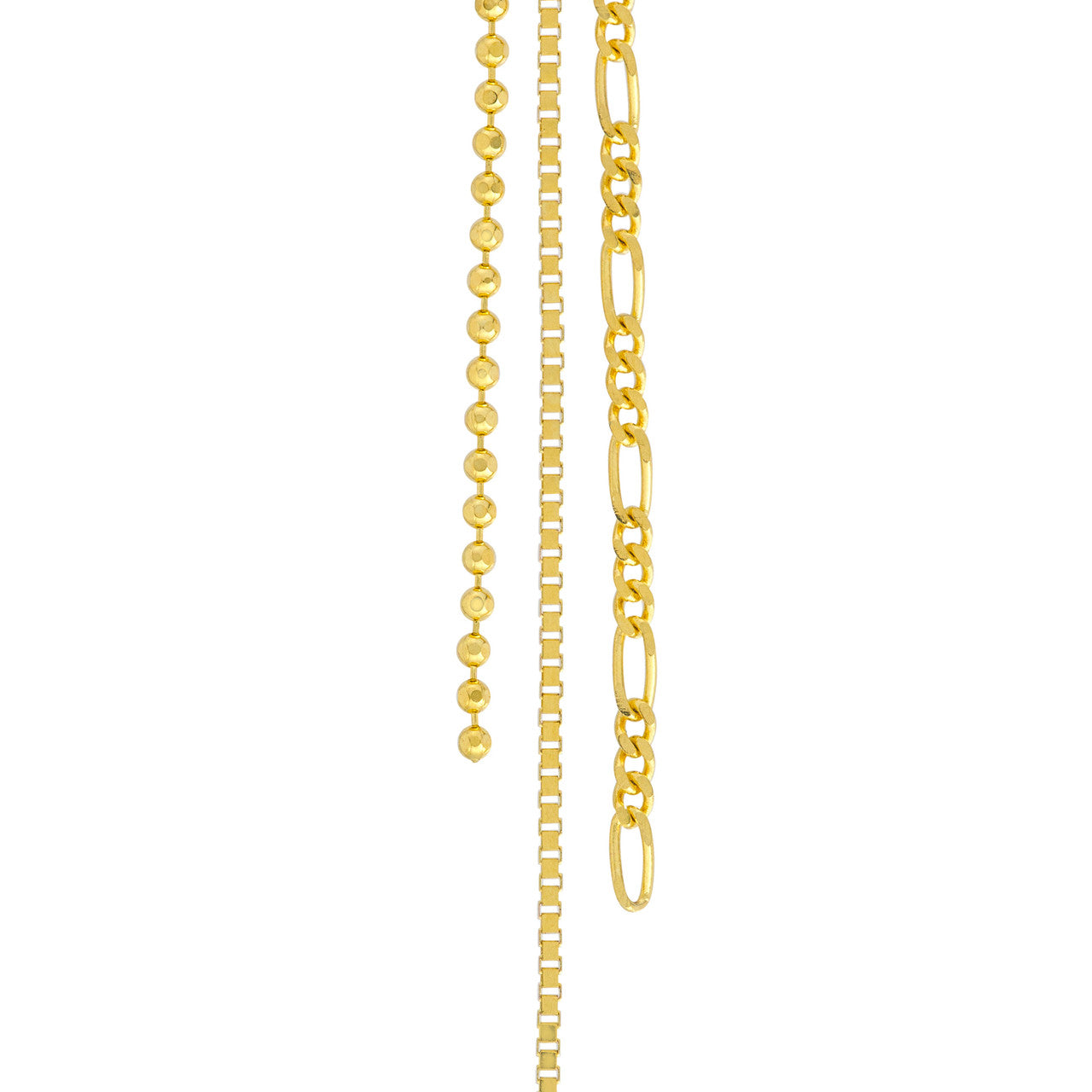 14k Gold Front and Back Dangle Earrings