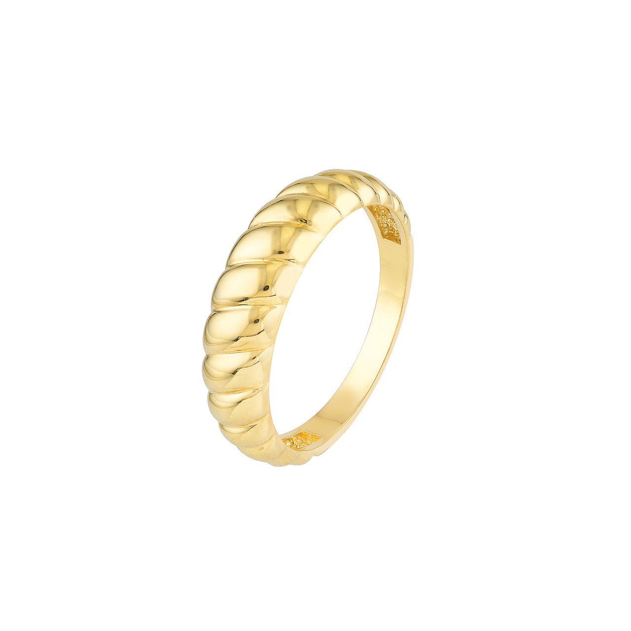 14k Gold Croissant Ring