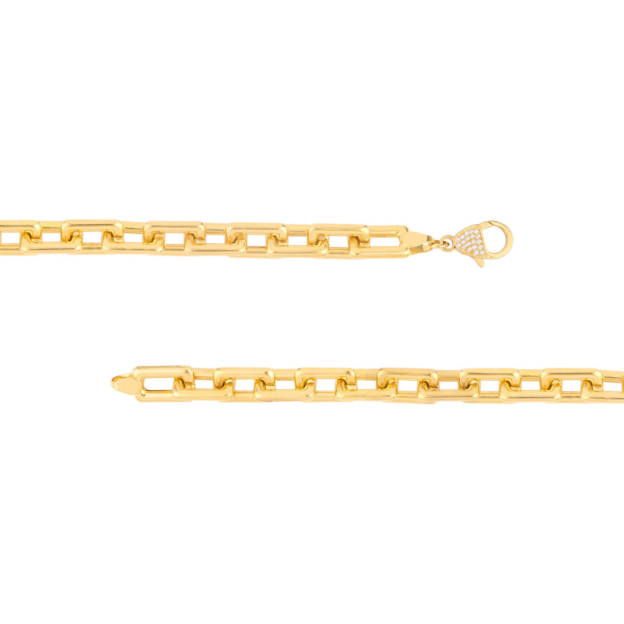 14k Gold Chunky Link Bracelet