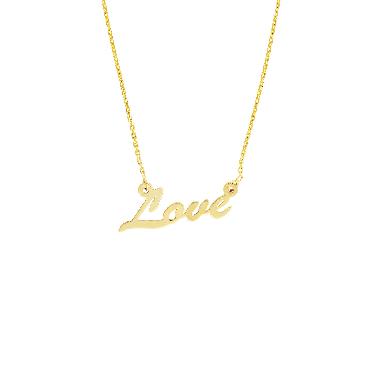 14k Gold Love Necklace