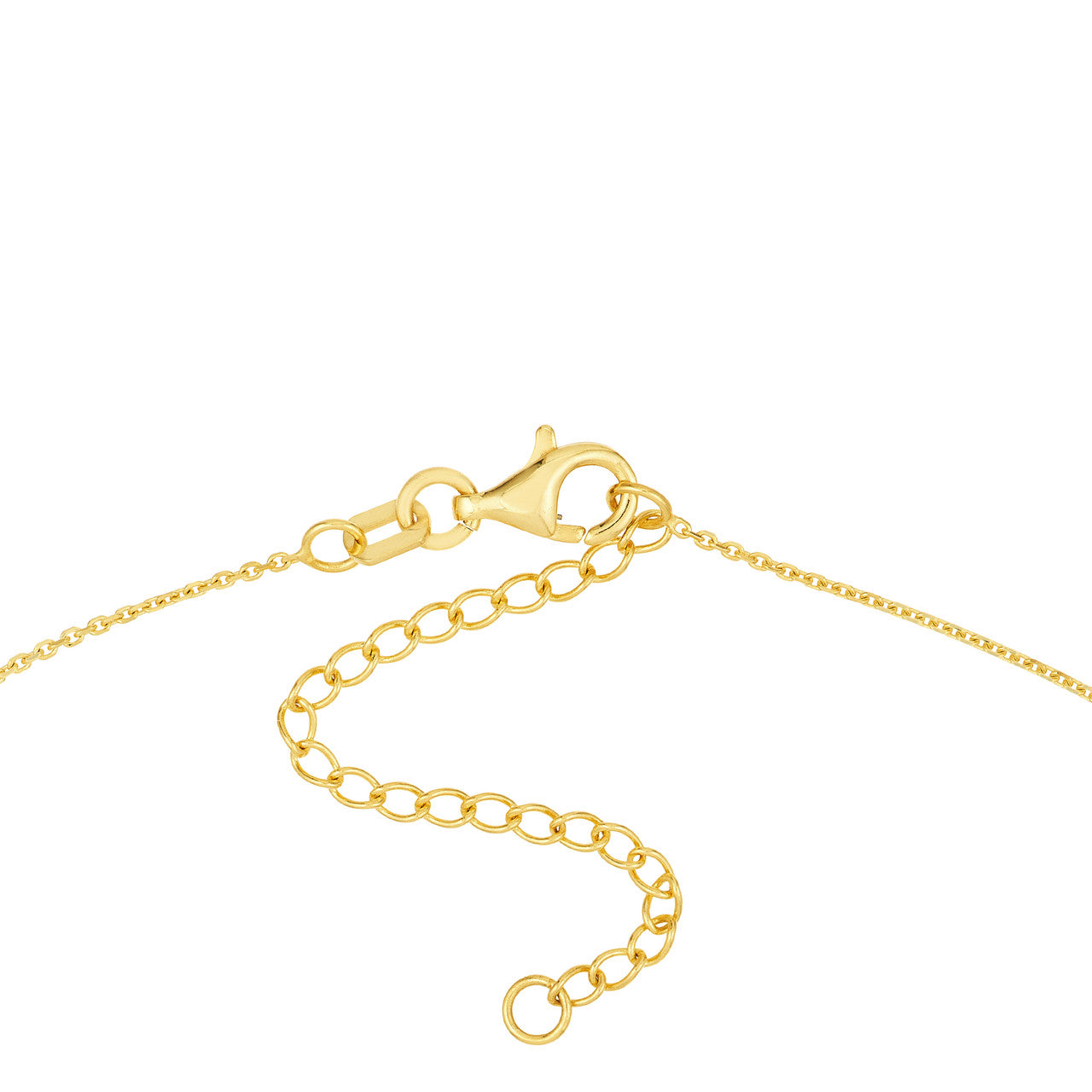 14k Gold White Enamel Bar Necklace