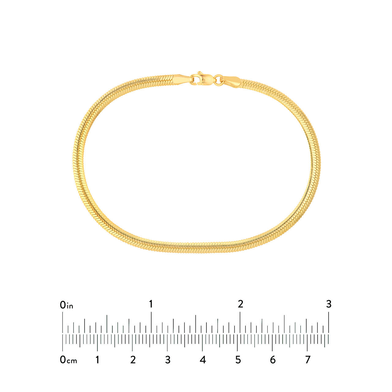 14k Gold Snake Chain Bracelet