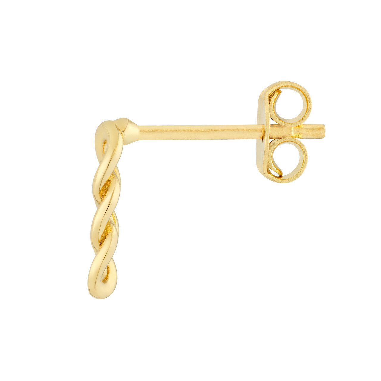 14k Gold Triple Link Earrings
